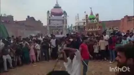 कासगंज: बिलराम कस्बे में निकाला गया मोहर्रम का जुलूस, हजरत इमाम हुसैन की शहादत को किया गया याद