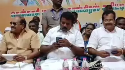 வீரகேரளம்புதூர்: பாரதிய ஜனதா கட்சி அதிமுக கூட்டணி இயற்கைக்கு மாறான மக்கள் விரோத கூட்டணி என செல்வ பெருந்தகை தகவல்