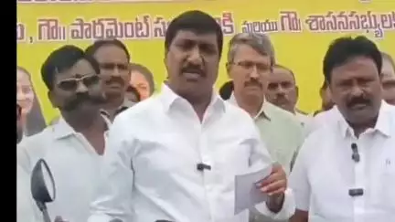 బనకచర్లపై తెలంగాణ ప్రభుత్వం రాజకీయ ఉనికి కోసమే అడ్డుపడుతున్నారు:  మంత్రి బీసీ జనార్దన్ రెడ్డి