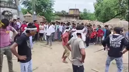 মন্তেশ্বর: মহরম উপলক্ষে লাঠি খেলা রায়গ্রামে
