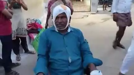 ఆర్ఎస్ కొండాపురంలో భార్యాభర్తల మధ్య గొడవ భర్త పై భార్య రోకలిబండతో దాడి భర్తకు తీవ్ర గాయాలు