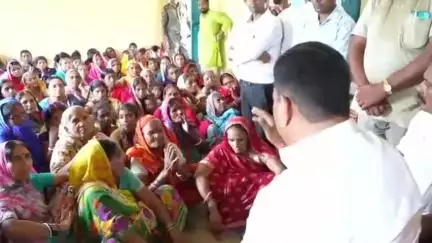 चेवाड़ा: विधायक विजय सम्राट ने चेवाड़ा नगर पंचायत के बहुआरा गांव का दौरा किया