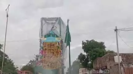 समदड़ी: समदड़ी में मुस्लिम समाज ने हजरते ईमाम हुसैन की याद में मोहर्रम का पर्व मातमी धुनों के साथ मनाया