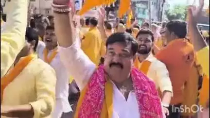 जैन मुनि विनय सागर महाराज का डबरा में मंगल प्रवेश, जैन समाज ने किया भव्य स्वागत