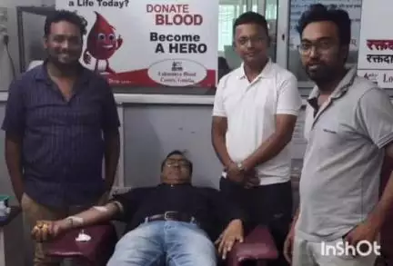 गोंदिया: दुर्मिळ एबी रक्तदान करून सहेजपूर दांडेगाव येथील महिलेचे प्राण वाचवले माणुसकीचा उत्तम आदर्श