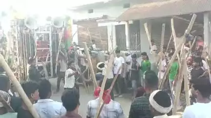 हसनगंज: हसनगंज में हजरत इमाम हुसैन की शहादत की याद में मोहर्रम का जुलूस निकाला गया