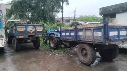 कटंगी: कटंगी पुलिस की बड़ी कार्रवाई, रेत का अवैध परिवहन करते 3 ट्रैक्टर जब्त, आरोपी जेल भेजे गए