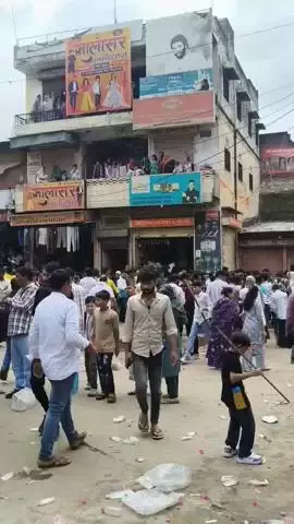 चौमूं: चोमू में मोहर्रम के पर्व पर मातमी धुनों के बीच श्रद्धालुओं ने अकीदत पेश की, ताजिया जुलूस में पुलिस तैनात रही