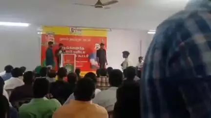 கூடலூர்: நா.த.க கலந்தாய்வு கூட்டம் தனியார் திருமன அரங்கில் நடைபெற்றது - கட்சியின் உட்கட்டமைப்பு மறுசீரமைப்பு குறித்து ஆலோசனை