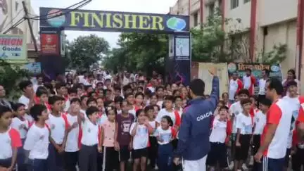 देवास नगर: देवास शहर में ग्रीन हाफ मैराथन का आयोजन, 1100 धावकों ने लिया हिस्सा