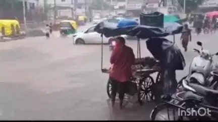 ઊંઝા: ઊંઝામાં વરસાદી માહોલ થી ઠંડક પ્રસરી, છેલ્લા 24 કલાકમાં 75 mm વરસાદ નોંધાયો, નીચાણ વાળા વિસ્તારોમાં પાણી ભરાયા