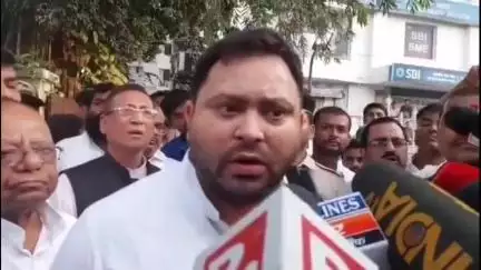 पटना ग्रामीण: गोपाल खेमका मर्डर केस पर पटना में तेजस्वी यादव बरसे, बोले- सरकार होती तो मीडिया खाल नोंच लेती
