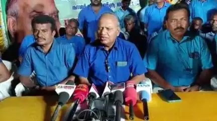 நாமக்கல்: விஜய் பாஜகவின் அப்பட்டமான ஆள்- கரட்டுப்பட்டியில் ஆதிதமிழர்பேரவையின் தலைவர் அதியமான் பேட்டியளித்தார்