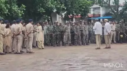 दुर्ग: दुर्ग पुलिस द्वारा मोहर्रम के दौरान पुलिस जवानों की ड्यूटी लगाई गई
