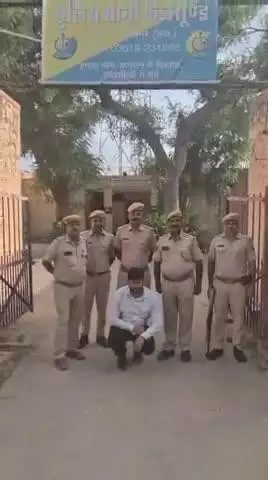 जैसलमेर: पुलिस थाना फलसूंड ने जिला पुलिस अधीक्षक के निर्देशन में बंधक बनाकर मारपीट व एससी एसटी एक्ट के प्रकरण में मुलजिम को किया गिरफ्तार
