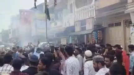 पिंडवाड़ा: पिंडवाड़ा शहर में हजरत इमाम हुसैन की याद में मोहर्रम पर्व पर विभिन्न मार्गों से निकाला गया जुलूस