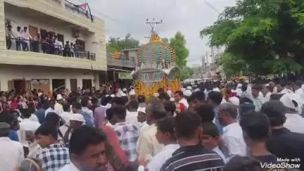 भीनमाल: भीनमाल में मोहर्रम पर निकले दो ताजिए, पुलिस बल रहा तैनात