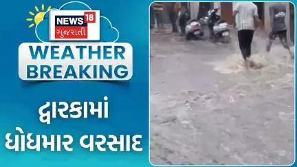 Dwarka Heavy Rains | કલ્યાણપુર પંથકમાં ધોધમાર વરસાદ | Sani Dam | Kalyanpur | Weather Updates