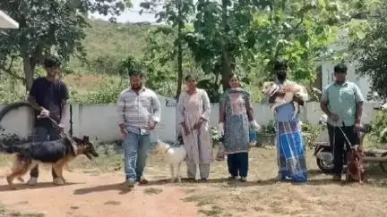 గంగాధర నెల్లూరు: తయ్యూరులో పెంపుడు కుక్కలకు టీకాలు వేసిన మండల పశువైద్యాధికారిణి శ్రీవిద్య