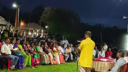 কৈলাশহর: কৈলাসহর সোনামুখি বাজারে BJP দলের পক্ষ থেকে একটি যোগদান সভা অনুষ্ঠিত হয়