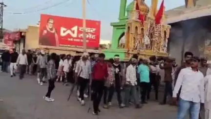 डग: मिश्रौली में मोहर्रम पर निकला मातमी जुलूस, गूंजे 'या अली-या हुसैन' के नारे