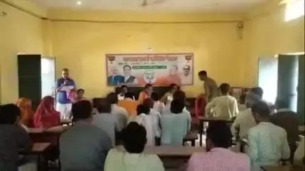 पाली: पाली स्थित जि.प.इं.का. में राज्यमंत्री मनोहर लाल की मौजूदगी में भाजपाइयों ने मनाई श्यामा प्रसाद मुखर्जी की जन्म जयंती