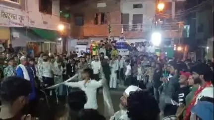 ब्यावरा: ब्यावरा में मोहर्रम पर्व पर मुस्लिम समाज ने निकाला जुलूस, सुरक्षा के रहे कड़े इंतजाम