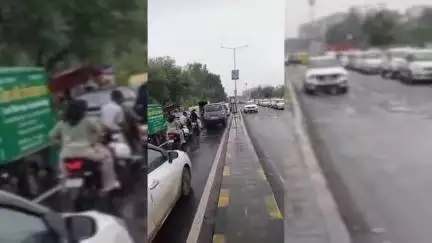 નડિયાદ: ડી માર્ટ રોડ પર ટ્રાફિક જામ સર્જાયો