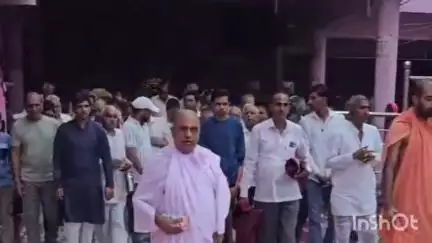अरनोद: दलोट नगर में संत श्री 108 शंभू राम जी महाराज का चातुर्मास प्रारंभ, नगर में भव्य शोभायात्रा निकाली गई