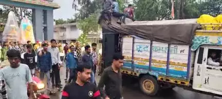 तेंदूखेड़ा: मोहर्रम पर तेंदूखेड़ा नगर के मुख्य मार्गों से निकाले गए ताजिये