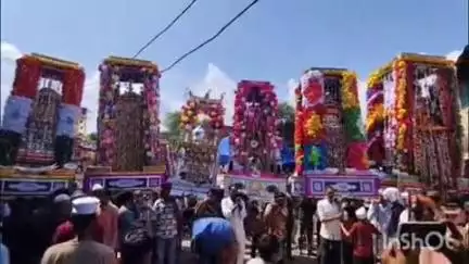 विजयपुर: विजयपुर में मोहर्रम पर निकला मातमी जुलूस, गमगीन माहौल में ताजिए सुपुर्द-ए-खाक किए गए