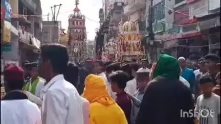 रॉबर्ट्सगंज: तहसील क्षेत्र में अकीदत के साथ मनाया गया मोहर्रम, निकाला गया ताजिया जुलूस