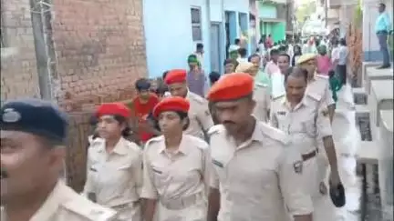 चेवाड़ा: चेवाड़ा में रविवार को शांतिपूर्ण तरीके से निकाला गया मोहर्रम का ताजिया जुलूस