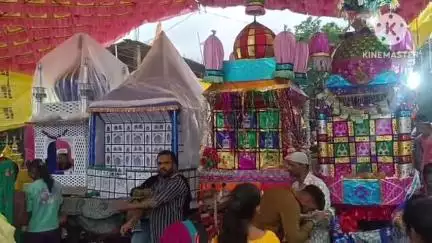 अमरवाड़ा: अमरवाड़ा में मुस्लिम अनुयायियों ने मोहर्रम पर रखे ताजिए, कर्बला में किया कव्वाली लंगर का आयोजन