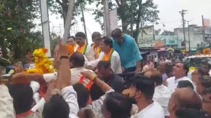 आमला: प्रदेश अध्यक्ष हेमत खंडेलवाल का गृह जिला बैतूल आगमन पर BJP कार्यकर्ताओं ने किया स्वागत