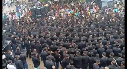 વડગામ: મેતા ગામે શીઆ જાફરી મશાયખી મોમિન જમાતના લોકો દ્વારા ઇમામ હુસૈનની શહાદતમાં  તાજીયા નીકળવામાં આવ્યા