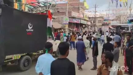 मधेपुरा: मधेपुरा में मोहर्रम पर निकला मातमी जुलूस, 'हाय हुसैन' से गूंजा शहर