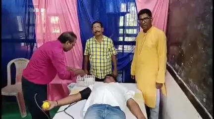 ବାଲେଶ୍ବର ମ୍ୟୁନିସିପାଲଟି: ସାଉଁ ସରକାରୀ ଉଚ୍ଚ ବିଦ୍ୟାଳୟରେ ସ୍ଵେଚ୍ଛାକୃତ ରକ୍ତଦାନ ଶିବିର ଅନୁଷ୍ଠିତ