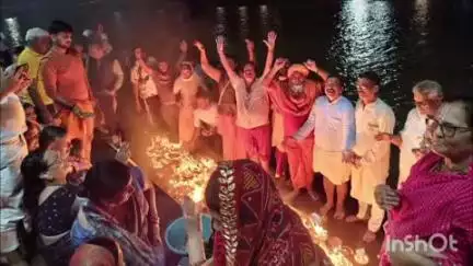 पुष्पराजगढ़: अमरकंटक में हुई माँ नर्मदा की महा आरती