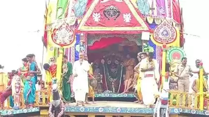 ବାରିପଦା ମ୍ୟୁନିସିପାଲଟି: ଶାନ୍ତି ଶୃଙ୍ଖଳାରେ ସମାପନ ହୋଇଛି ଦ୍ଵିତୀୟ ଶ୍ରୀକ୍ଷେତ୍ର ବାରିପଦାର ପ୍ରଥମ ଦିନର ବାହୁଡା ରଥଟଣା