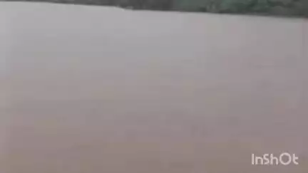 सबलगढ़: अत्यधिक बारिश से प्राचीन रानी तालाब हुआ ओवरफ्लो, खार नाले में बह रहा पानी