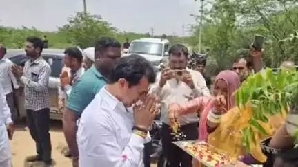 सिणधरी: पूर्व केंद्रीय कृषि राज्यमंत्री कैलाश चौधरी ने पाटौदी क्षेत्र का दौरा किया, आमजन से हुए रूबरू