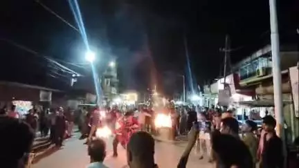 দিনহাটা ২: দিনহাটা থানা পুলিশের বিশেষ নজরদারিতে চলল মহরমের শোভাযাত্রা