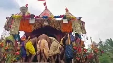 ସୋର: ଗୁଡ଼ ଶ୍ରୀ ବଳଦେବଜୀଉ ମନ୍ଦିରରେ ପବିତ୍ର ବାହୁଡା଼ଯାତ୍ରା ଅବସରରେ ଠାକୁରଙ୍କ ରୁପାବେଶ ଅନୁଷ୍ଠିତ