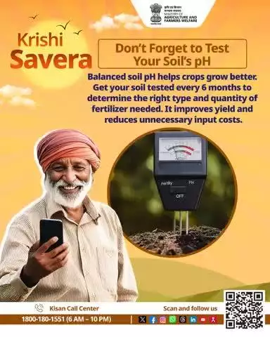Start your day with #KrishiSavera! Daily farming tips for success—share & comment your own tips too!

 #AgriGoI