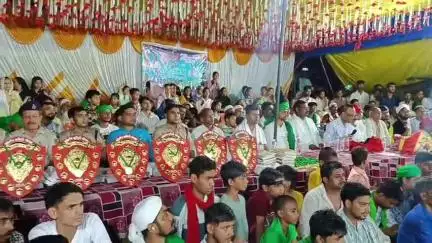 नोखा: नोखा थाना के पास मैदान में मोहर्रम के अवसर पर खेलकूद प्रतियोगिता का आयोजन किया गया