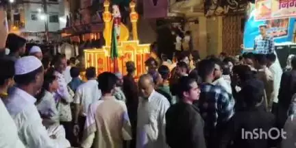 कुक्षी: कुक्षी में मोहर्रम का त्योहार उत्साह के साथ मनाया गया, सिनेमा चौपाटी पर उमड़ी समाजजनों की भीड़