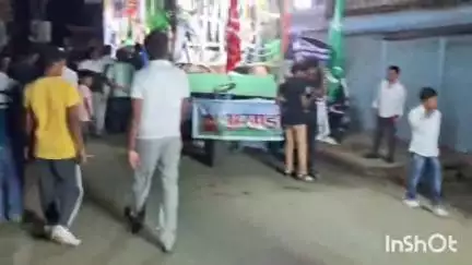 जमालपुर: मुहर्रम पर लोहनगरी जमालपुर में अखाड़ा प्रदर्शन, युवाओं ने दिखाए करतब और गाये शहादत के गीत