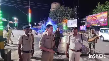मुंगेर: मोहर्रम पर्व को लेकर एसपी ने देर रात दंडाधिकारियों के साथ क्षेत्र का जायजा लिया