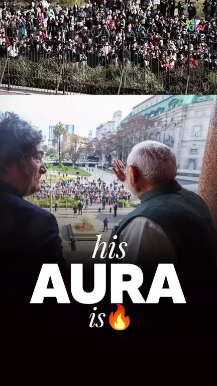 The Leader Meets the Moment — PM Modi in Argentina’s Heartbeat.

#PMModiInArgentina
